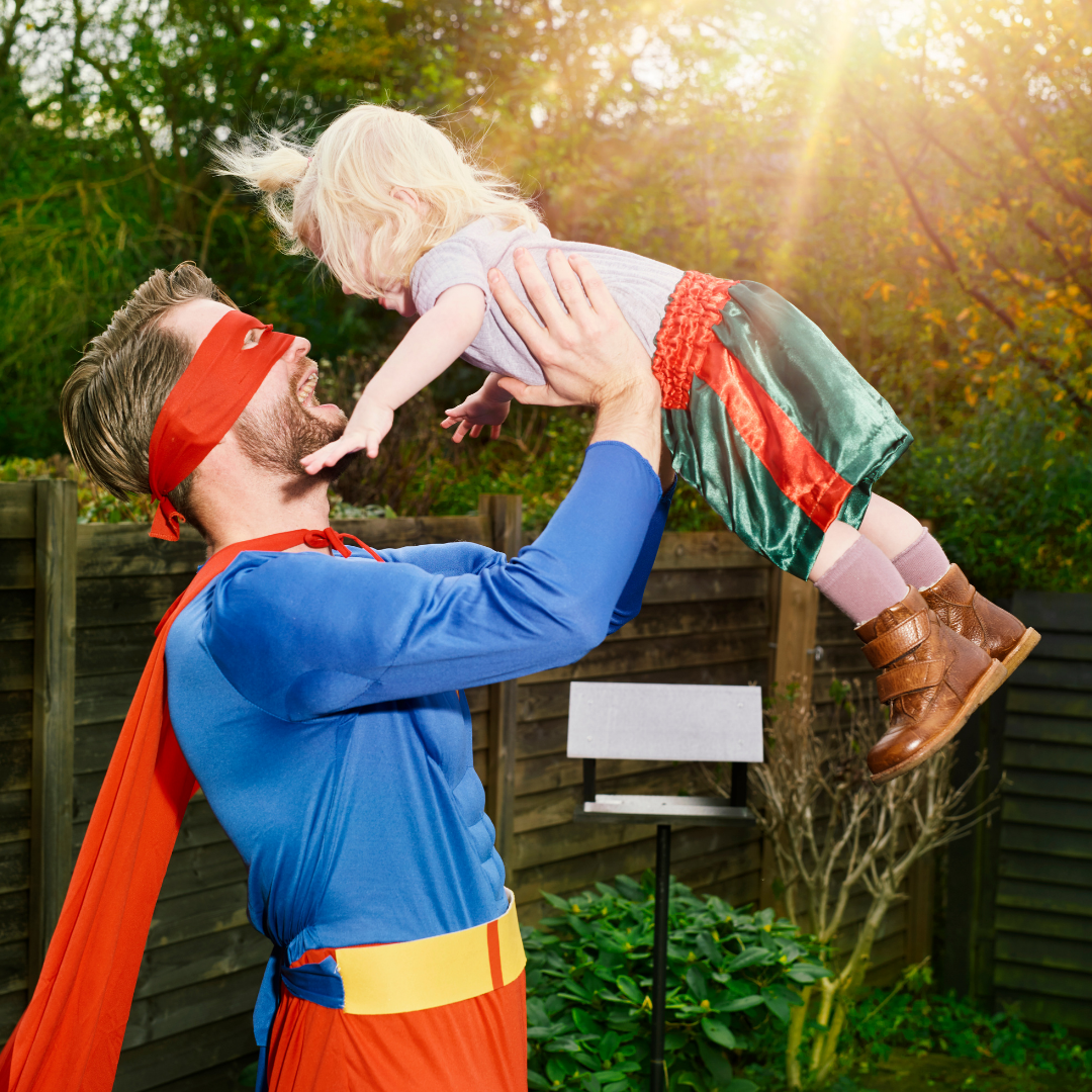 Dad as superhero